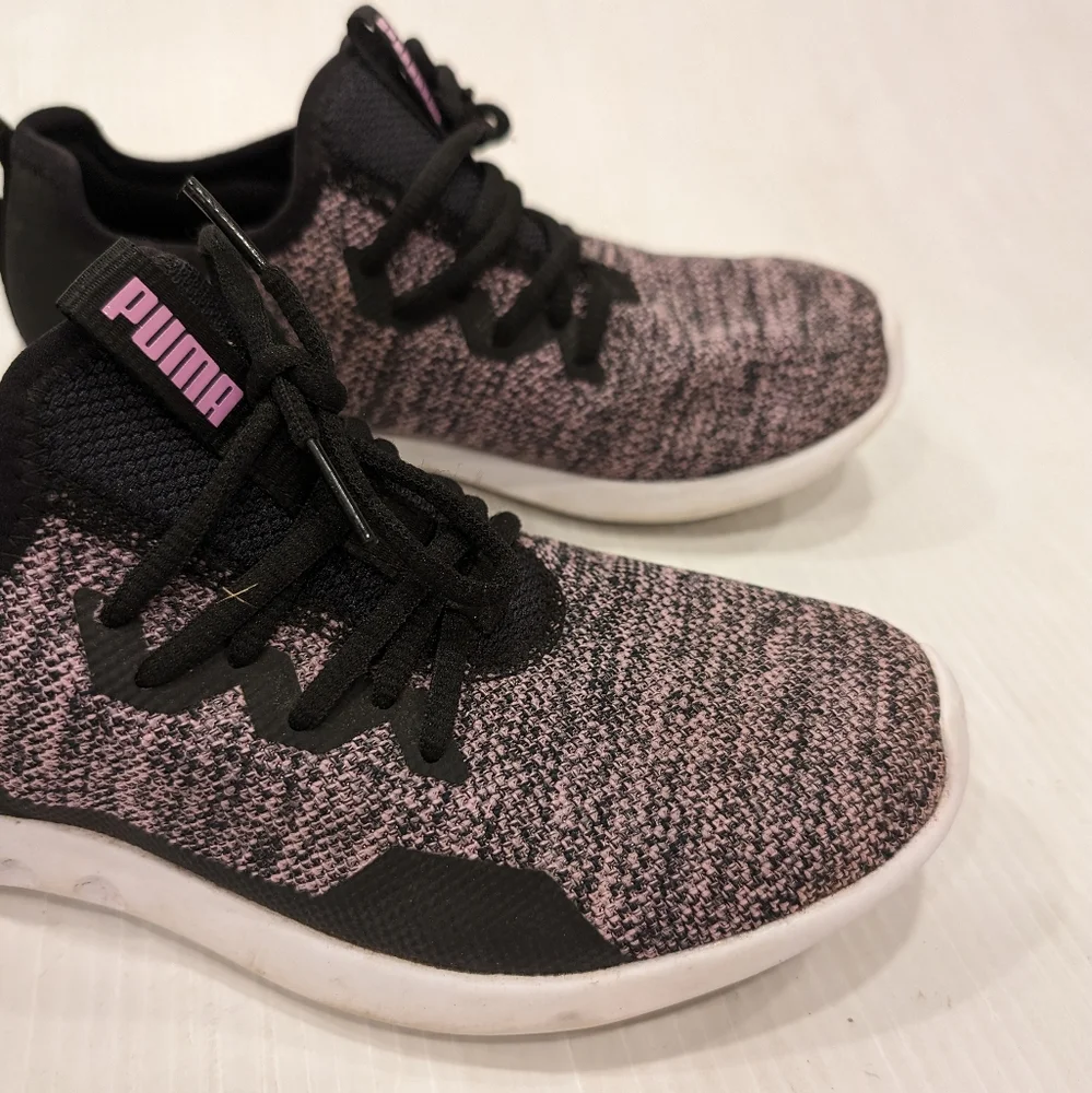 PUMA Carson 2 X women's knit Orchid Pink & black running shoes size 6.5